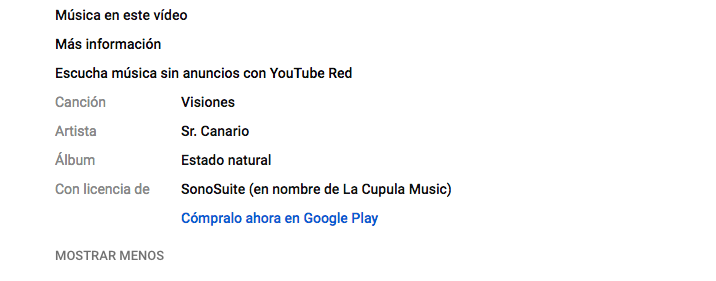 Youtube creditos