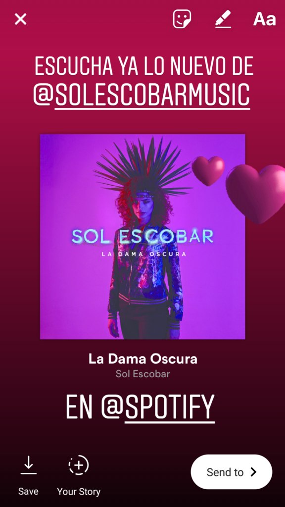 spotify instagram